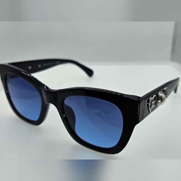 Chanel Square Sunglasses CH5478 1643/S2 featuring a Blue frame with Blue… - Picture 11 of 16